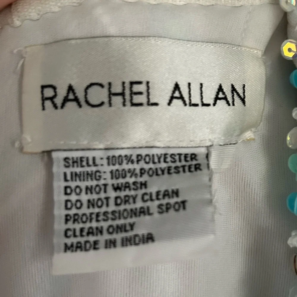 Rachel Allan like new , worn for 3 hours formal ,prom, size 6 , clean - Picture 5 of 7